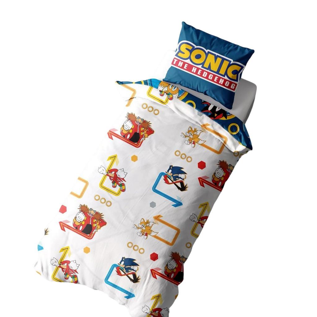 Sonic The Hedgehog Rings Reversible Duvet Set