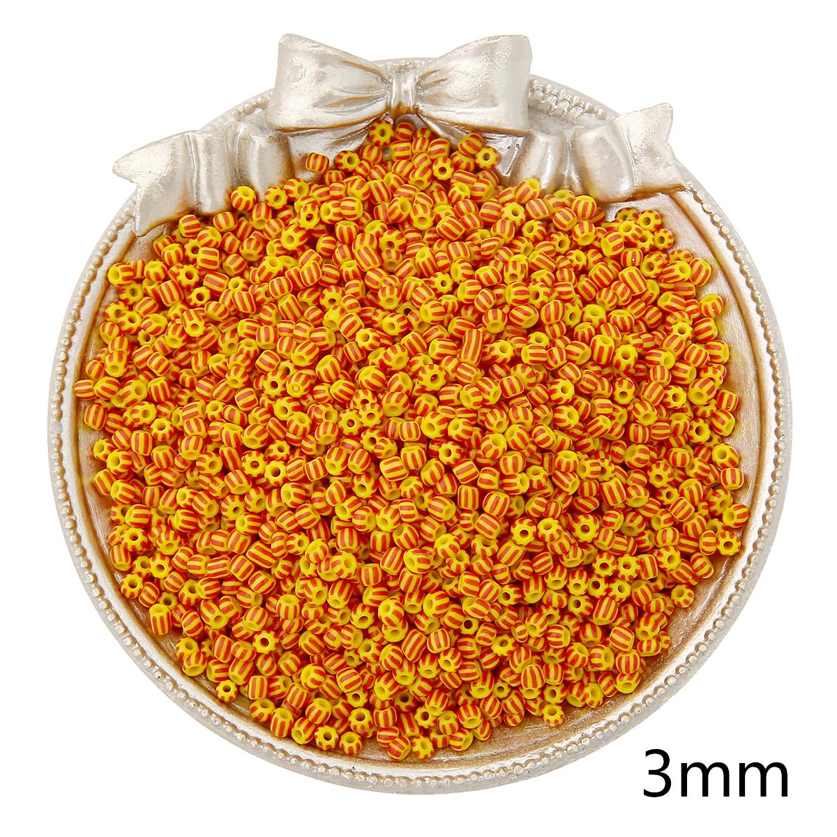 

3 мм 650 шт. 8-проводные арбузные стеклянные бусины-разделители для ювелирных изделий, аксессуары ручной работы «сделай сам» 3mm 650pcs