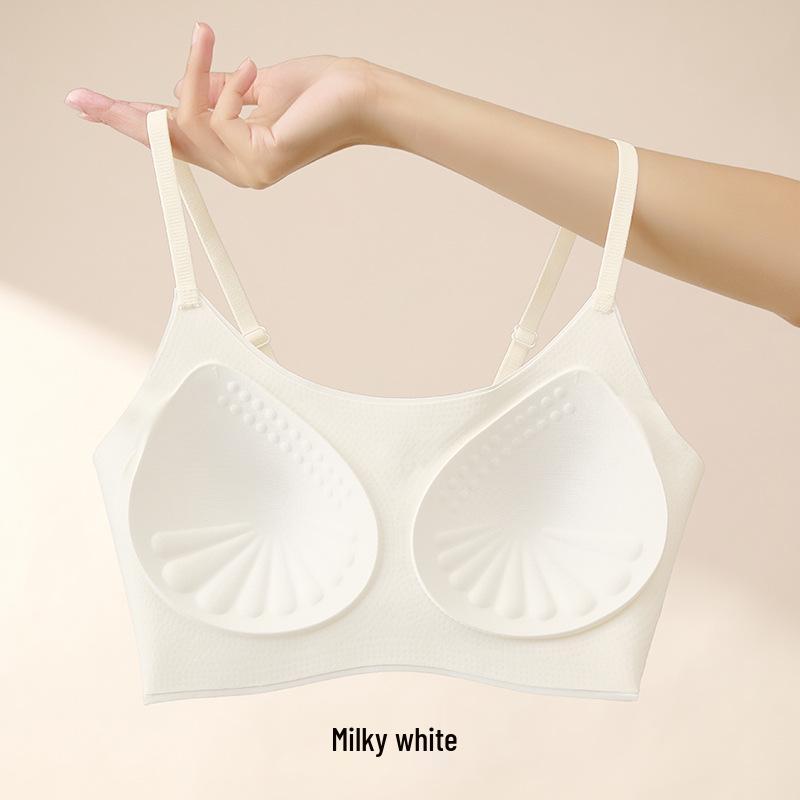 

Seamless Red Underwire Bra for Women: Enhances Small Bust, Minimizes Large Bust Large