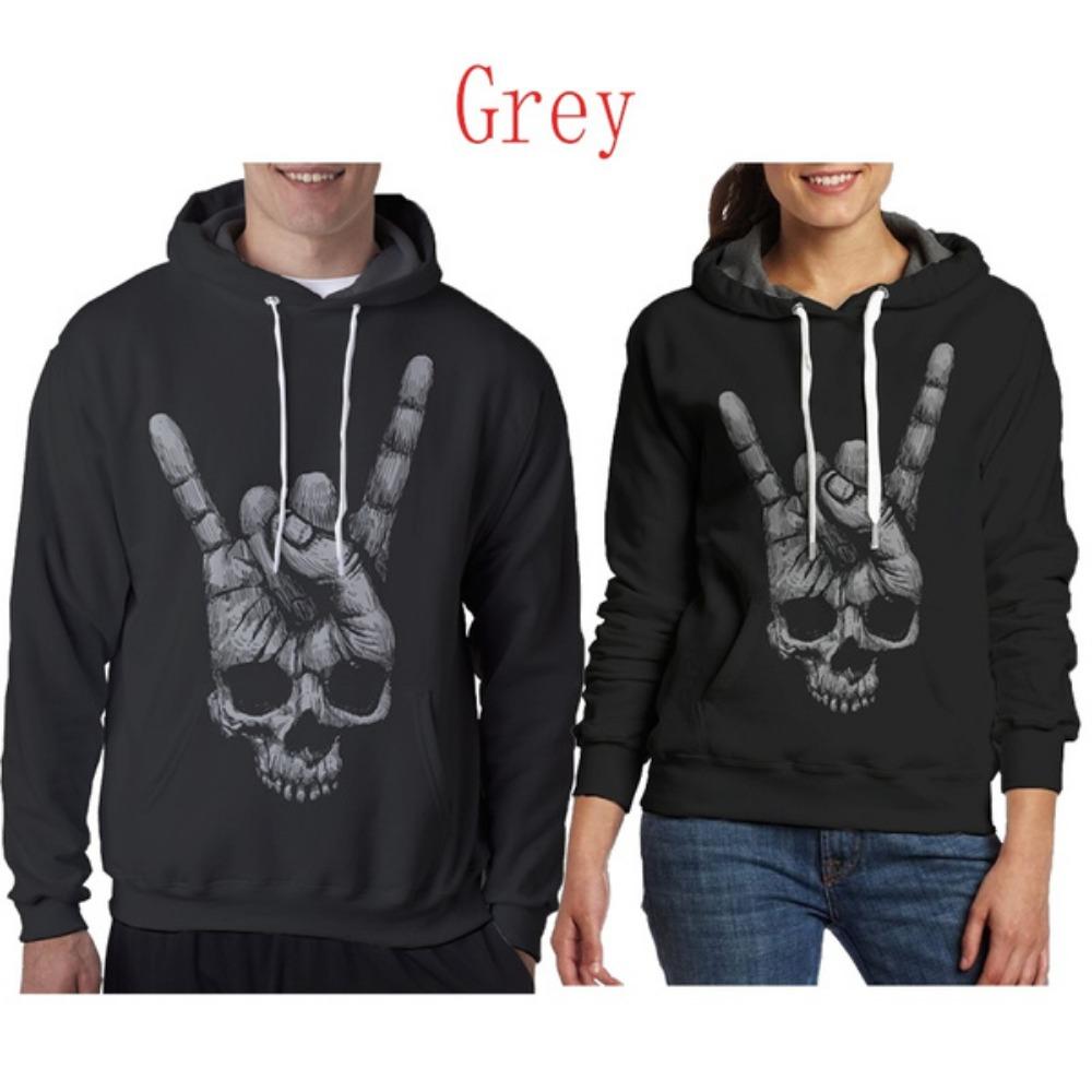 

Толстовка с капюшоном в стиле хип-хоп и уличного тренда с черепом для мужчин и женщин с 3D-принтом 6XL