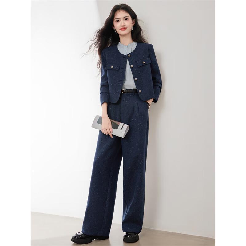 Xin Fei Yu Women's Casual Denim-Style Two-Piece Set