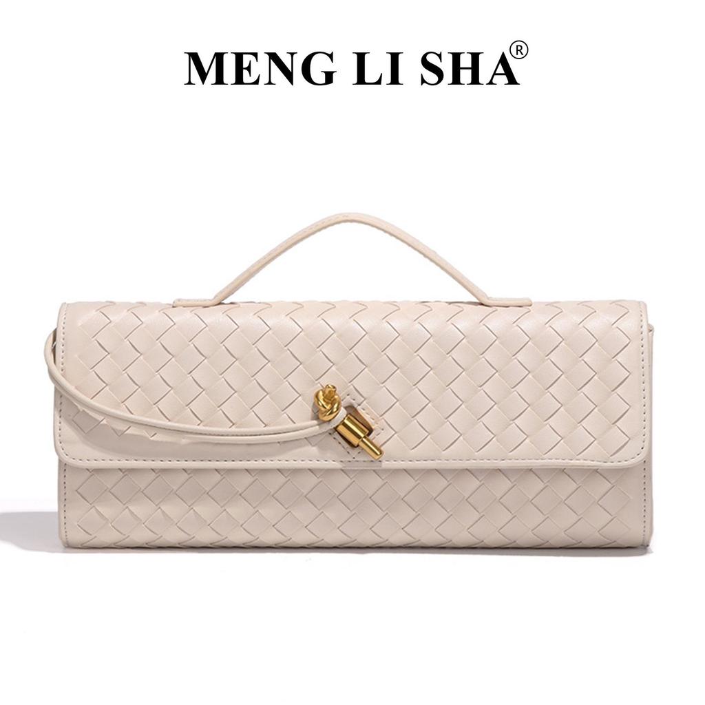 Chinese Style Handmade Woven Accordion Handbag - Crossbody & Shoulder Design for Evening or Casual Use