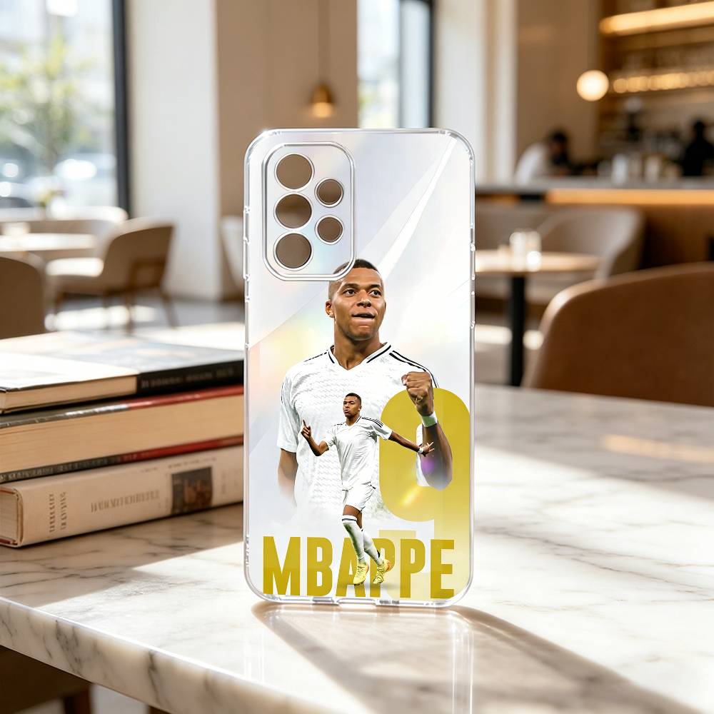 F-Fußballstar MbappeS-S Handyhülle Transparente Silikon Weich Für Samsung S25,S24,S21,S22,S23,S30,Ultra,S20,Plus,Fe