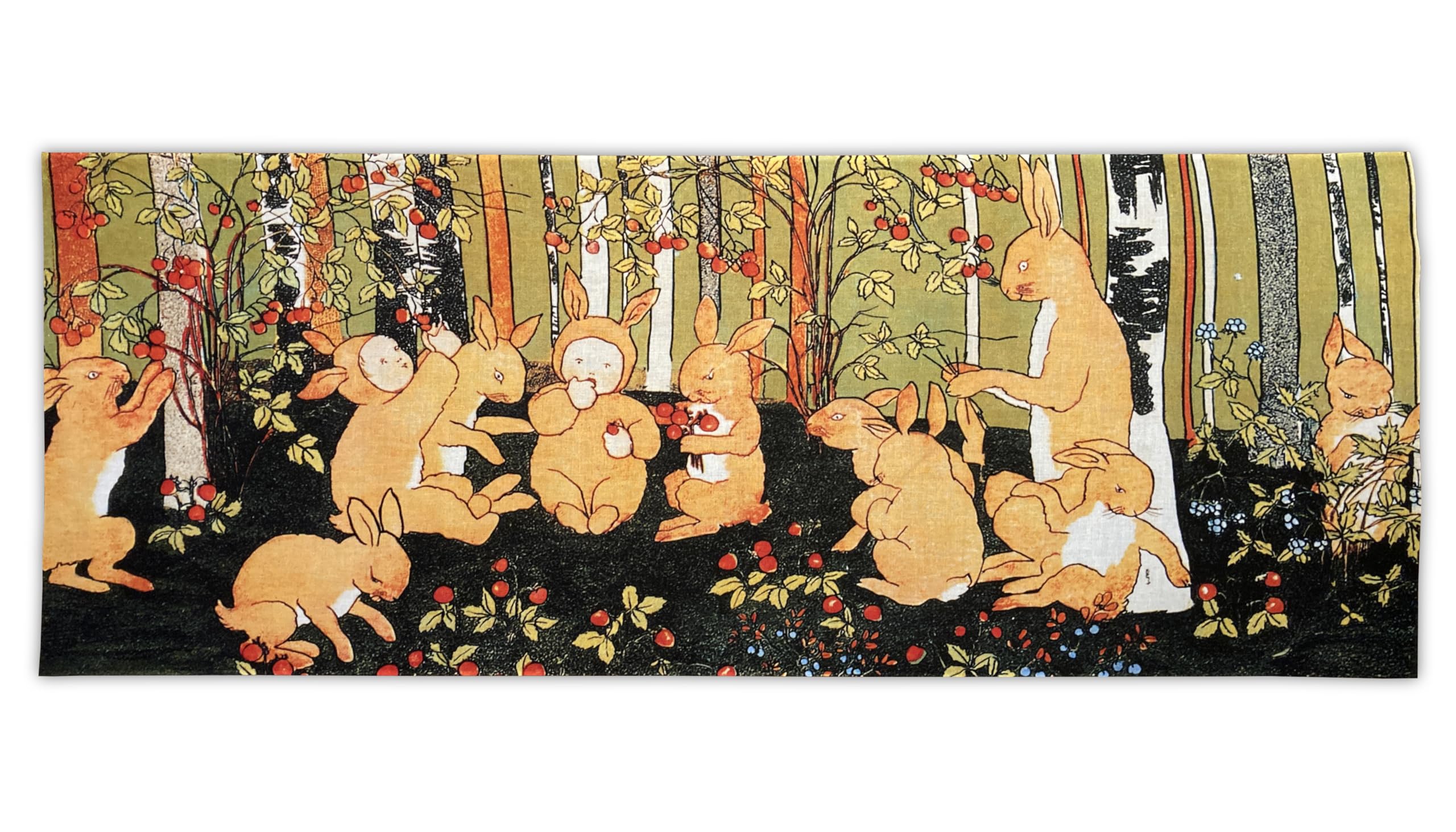 

ручное полотенце со всего мира В Страну Кроликов Сибиллы фон Ольферс мир укиё-э