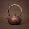 Chinese Tea Ceremony Kettle Handcrafted Hammered Copper for Collectors, Kitchen