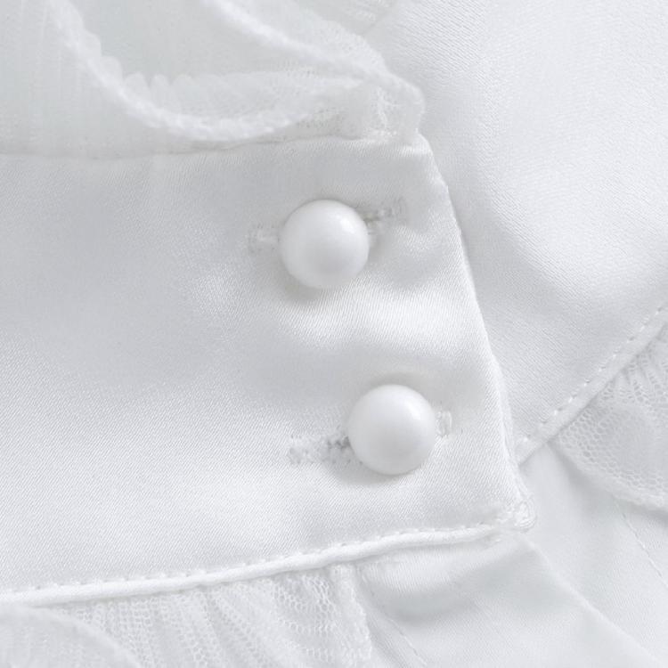 Fashionable Detachable Collar High Neck Accessory Neckwear For Dresses Blouses Formal Event Half Shirt Decorative Collar