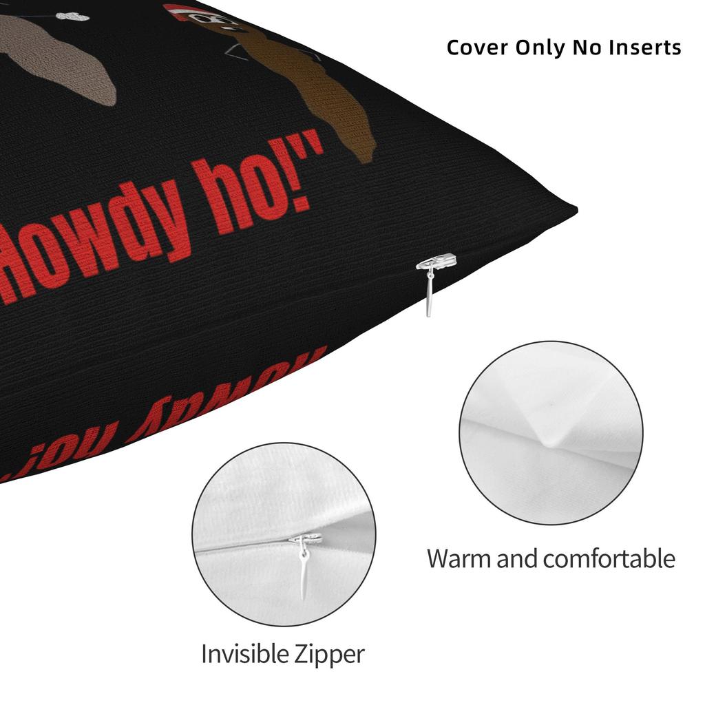 Mr Hankey Howdy Ho The Christmas Southparkd Pillowcase Polyester Cushion Cover Gift Throw Pillow Case Cover Home Zipper 18'
