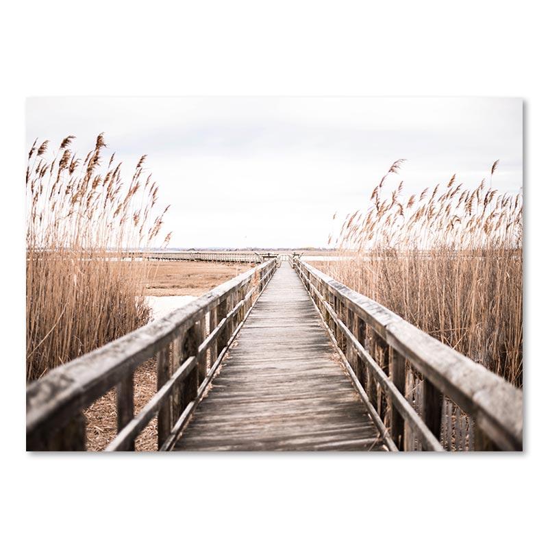 

Бежевий пейзаж Настінне мистецтво Плакат Велосипед Картинки повітряної кулі Орхідея Кульбаба Картина на полотні Скандинавські принти Спальня Домашній декор 50x70cm No Frame