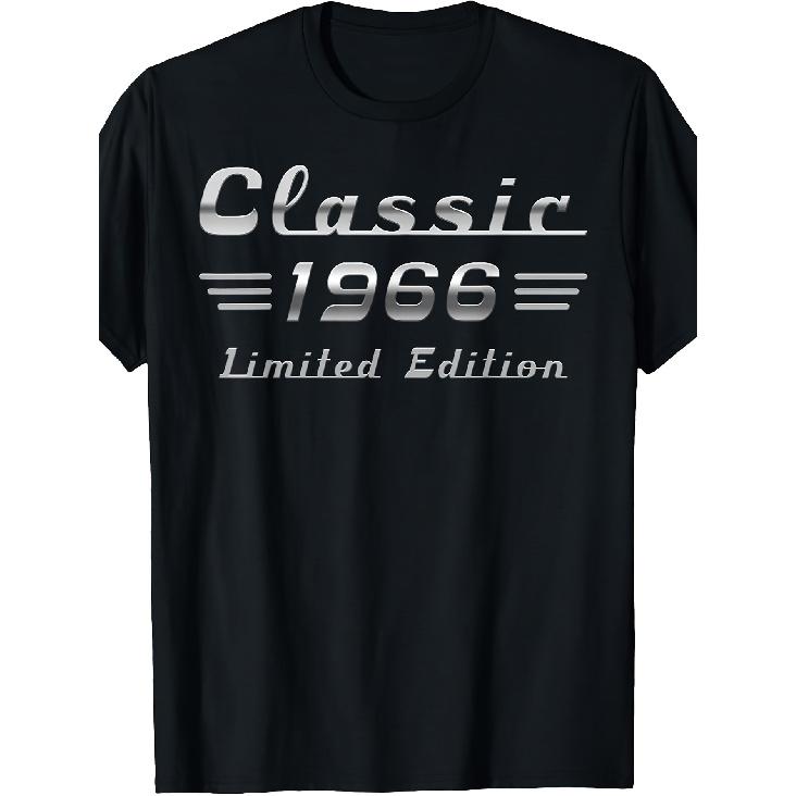 Classic 1966 Oldtimer 59th Birthday Limited Edition T-Shirt, Men's T-Shirt Comfortable Perfect for Home|Outdoor|Gifting|Work (Birthdays|Valentine's