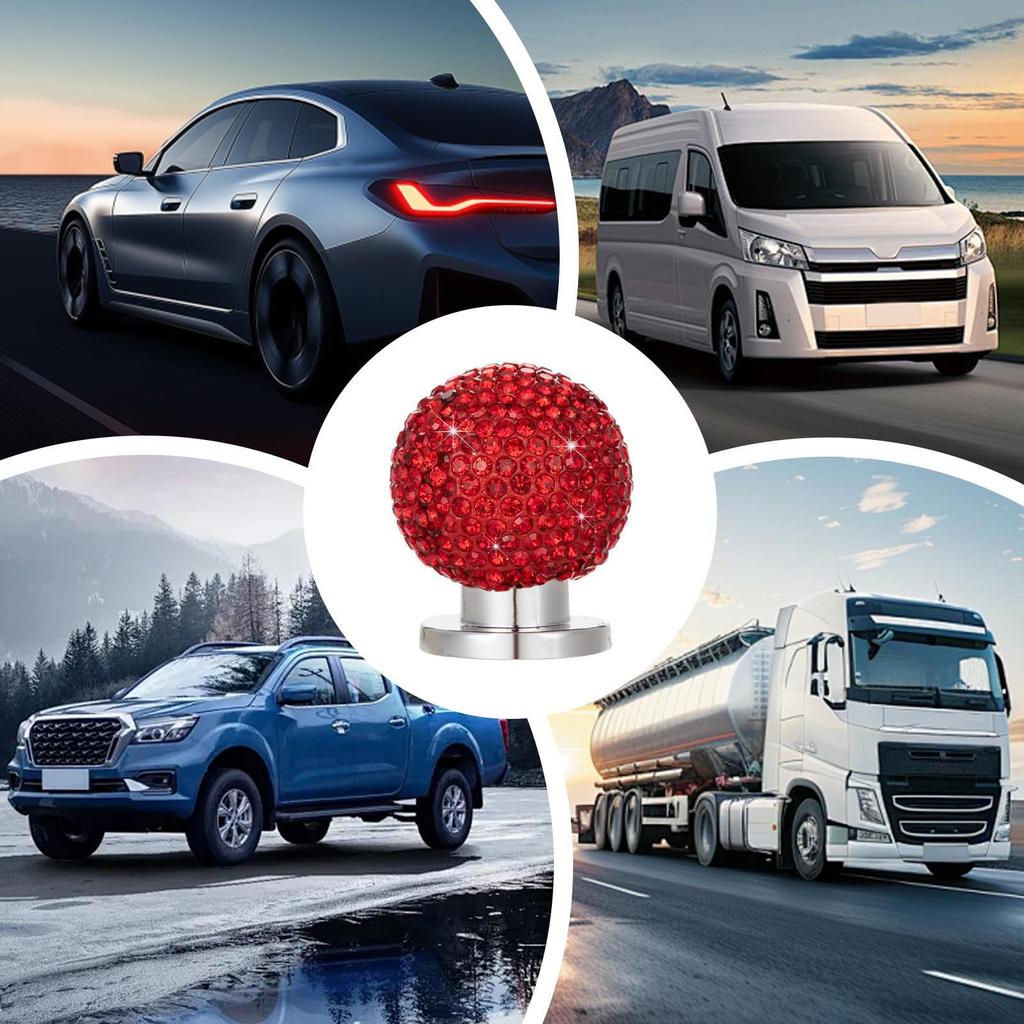 Car Push To Start Button Rocker Switch Diamond Car Deco Button One-Touch Start Cover