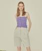 Kkuape Two Tuck Bermuda Pants_Ice Gray