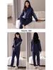 Women's Casual Autumn/Winter Pure Cotton Warm Long-Sleeve Two-Piece Sports Suit