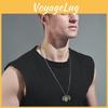 Retro Punk Style Sunflower Totem Necklace For Men Women Hip Hop Jewelry Accessory