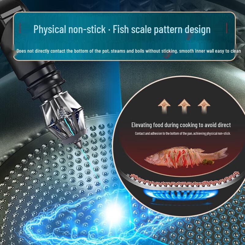 Diblanc Camiou Series 3-Layer Stainless Steel Steamer