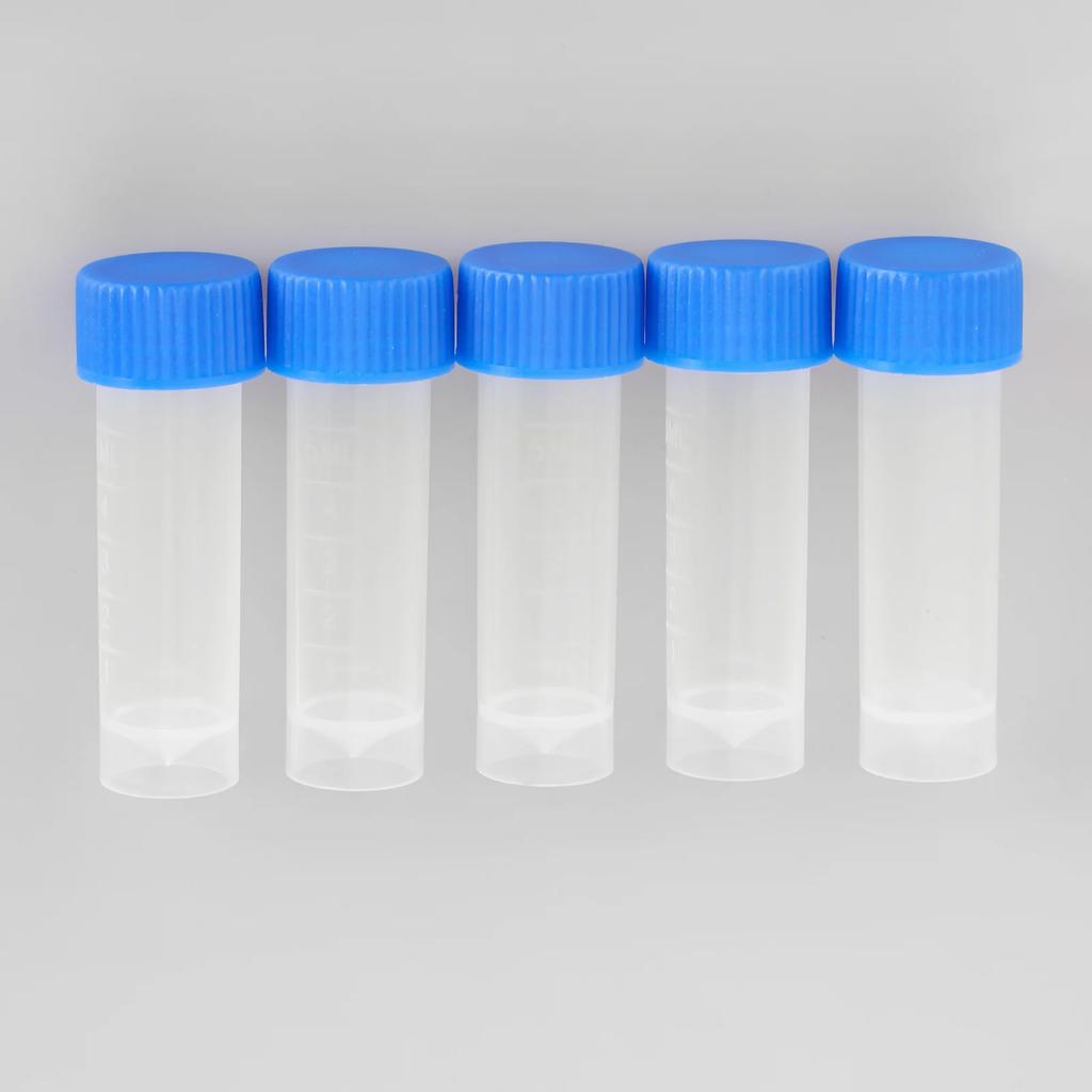 5Pc 5/10/15//45/50ml Embroidery Felting Bottle Cross-stich Sewing Needle Box Bead Pins Case Sewing Needle Containers Holder Tube