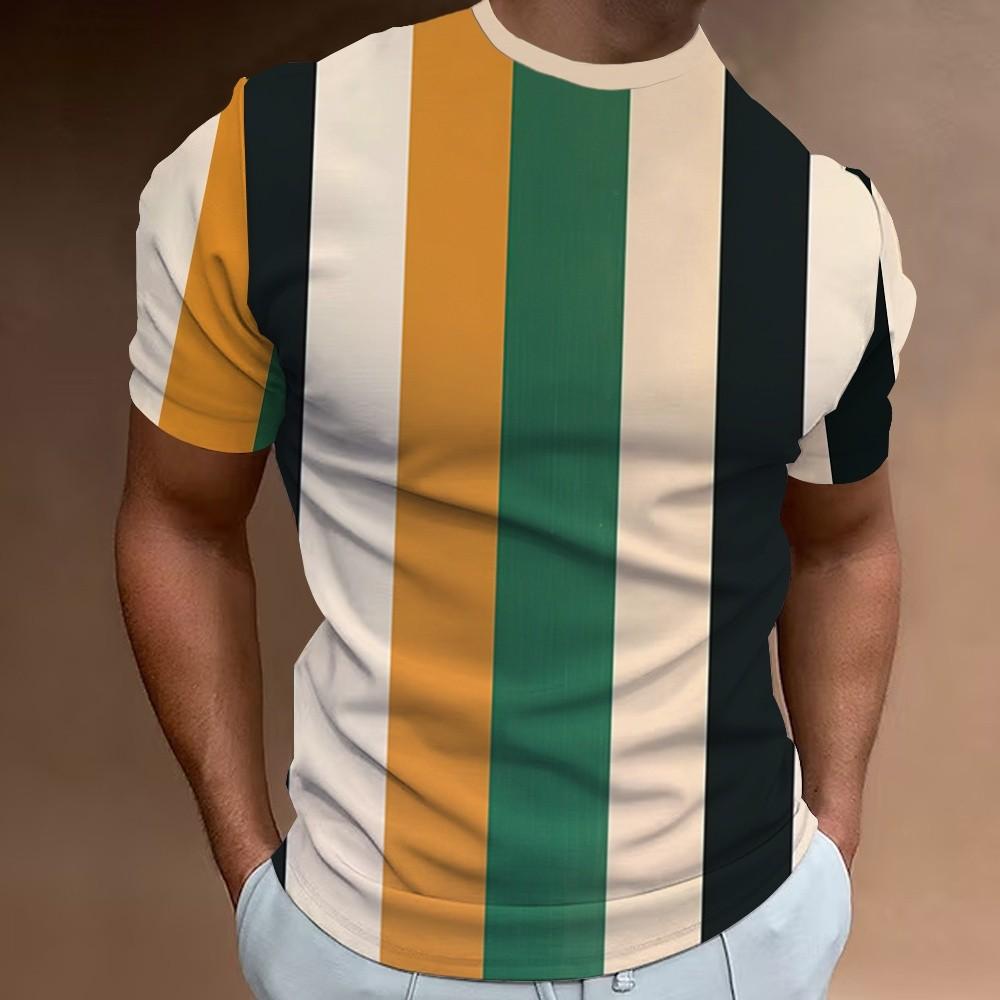 Casual Breathable Men's T-shirt Top Men's Clothing Summer Men's T-shirt