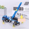 Vehicle Toys Crane Car Model Inertial Sliding Wood Train Track Toy Lifting Truck Toy  Kids Toy