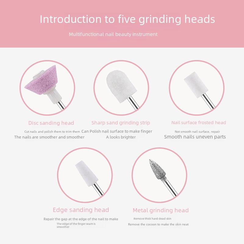 USB Rechargeable Electric Nail Grinder & Polisher