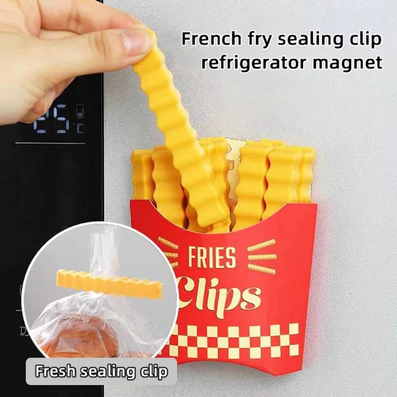 Food Sealing Clip Household Kitchen Plastic Sealing Clip Snack Preservation Clip Moisture-proof Sealing Device Refrigerator Stic