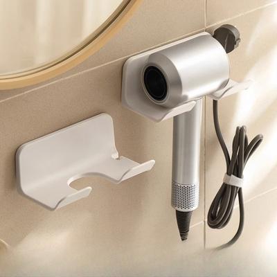 1PC Hair Dryer Rack Corner Hair Dryer Rack No Punching Bathroom Bathroom Bathroom Hanger Storage Duct Rack