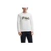New FILA x LUSUO American Sweatshirt Men Cloud White F11M448219F-WT