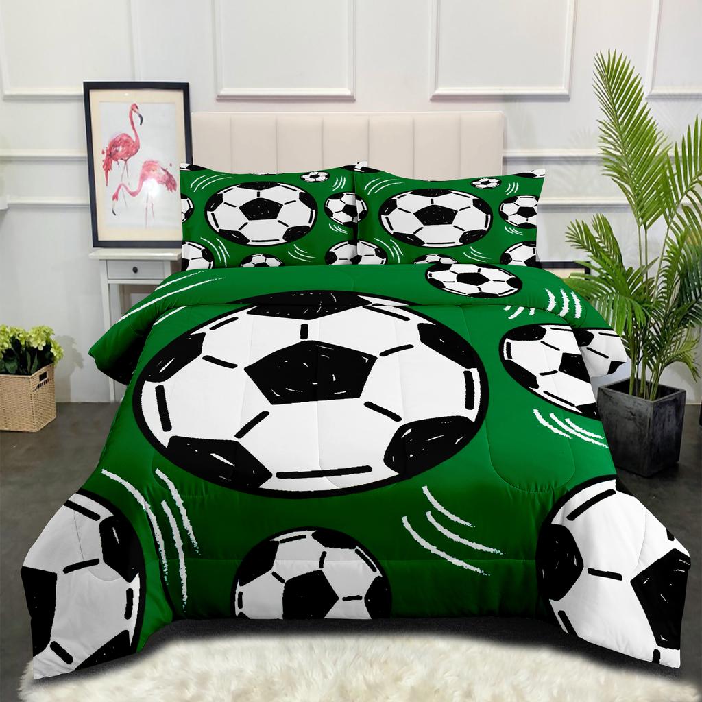 Pickup Truck Racing Game Flame Car Fat Quilt Bedding 3-piece 3d Quilt Cover Set