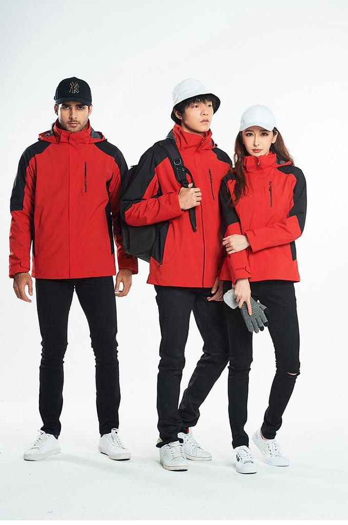 Windproof Cold-Resistant Detachable 3-in-1 Couple's Outdoor Jacket
