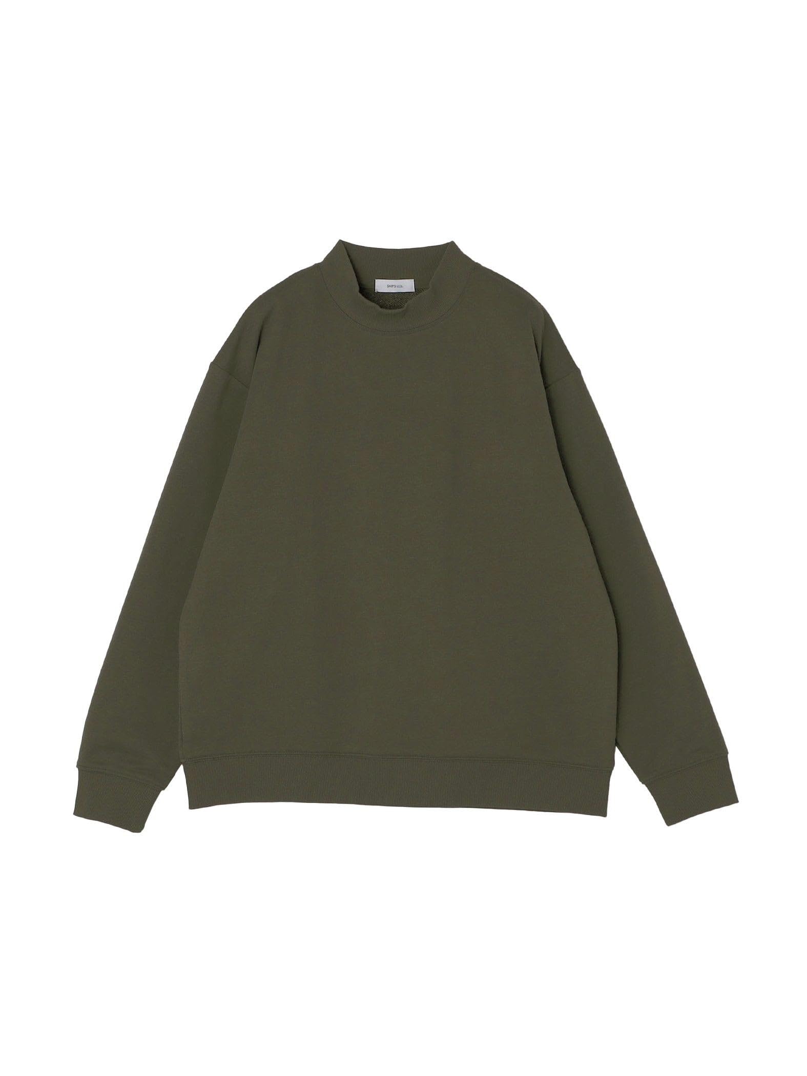 

SHIPS any Men s SOLOTEX Mock Neck Sweatshirt, Machine Washable, Olive, Size M (712050023)