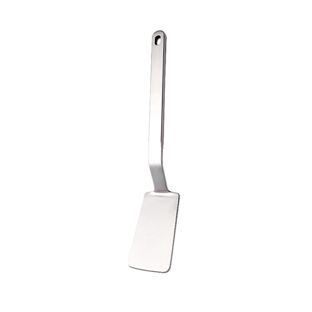 Long Handle Frying Spatula 304 Stainless Steel Cooking Turner Practical Cooking Shovel  Steak