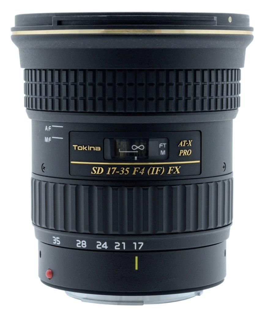 TOKINA PRO FX F4 Aspherical Zoom Lens for Compatible AT-X 17-35 17-35mm (IF) Nikon, Full-Frame