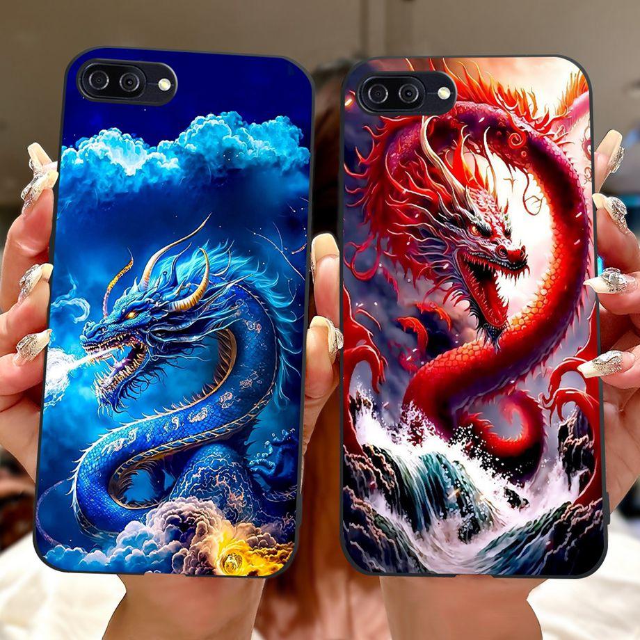 Dragon Koi Fish Landscape Phone Case For ASUS ZC554KL ZC553KL ZE553KL ZE554KL Back Cover Soft TPU Cartoon Bumper ZENFONE 4 MAX
