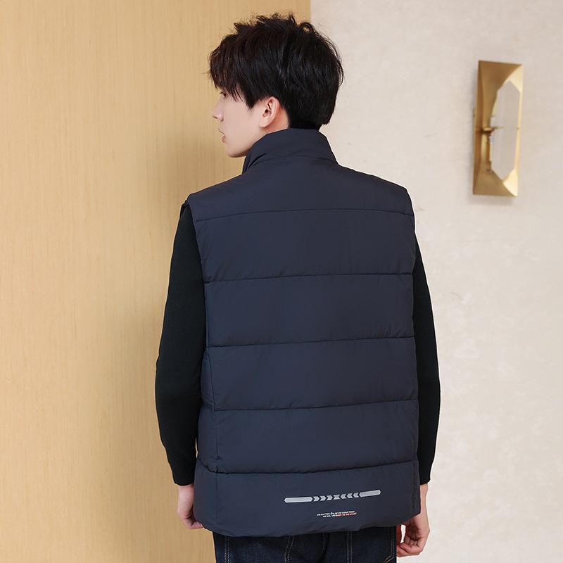 

Мужская хлопковая одежда без рукавов, жилет, жилет с несколькими карманами, осенне-зимний хлопковый жилет, жилет, мужской шелковисто-хлопковый дизайн с несколькими карманами 5XL (recommended about 170-99 kg)