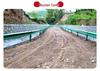 Highway Three-Wave Corrugated Anti-collision Steel Guardrail, Hot-Dip Galvanized for Rural Roads