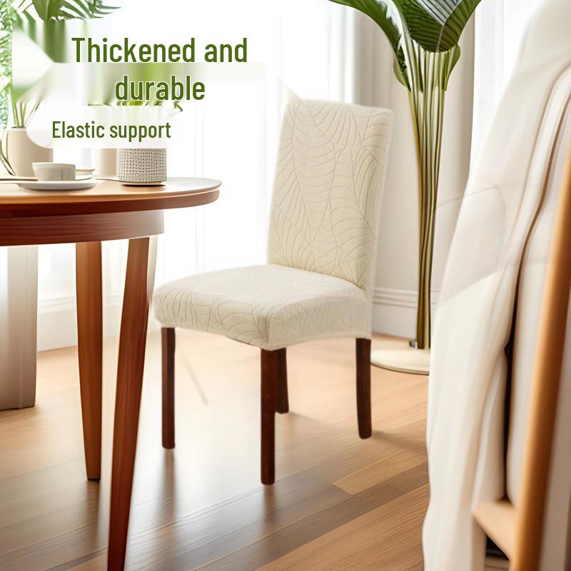 Waterproof High-Back Dining Chair Cover - Soft, Comfortable, Silky, Skin-Friendly Fabric