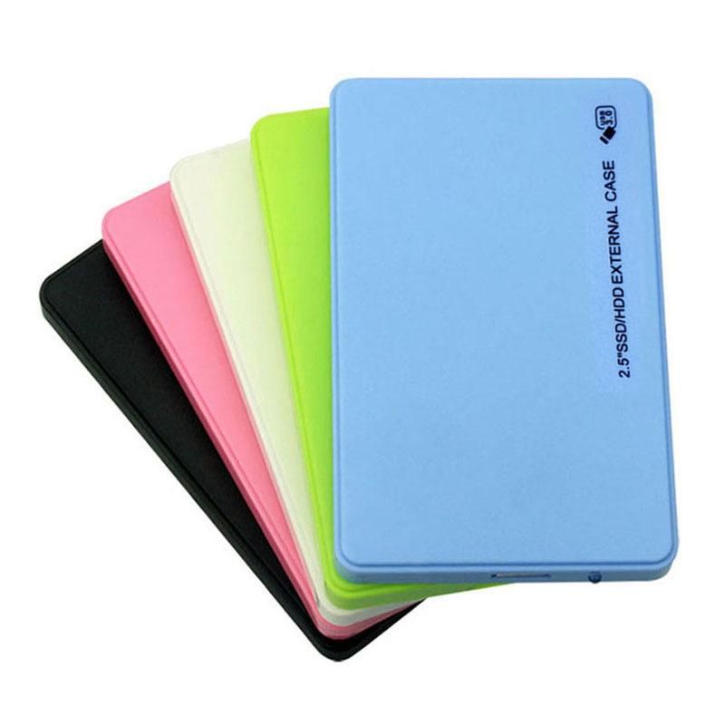 2.5 Inch Usb2.0 Sata External Hard Drive Case Tool Free 7Mm/9.5Mm Hdd/Ssd Enclosure For Laptop Accessories