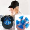PVC Head Gel Ice Pack Adjustable Cooling Pad Cycling Helmet Ice Pack Reusable Ice Pad For Outdoor Sports Hiking Travel