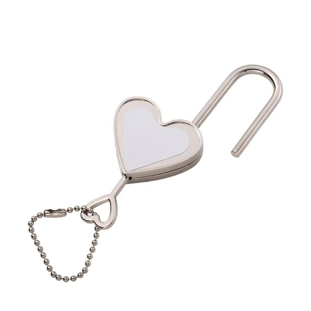 Square Shaped Thermal Transfer Lock Round Shaped Heart Shaped Lock Love Lock  Tourist Attraction