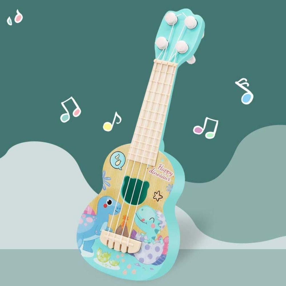Nylon Strings Simulation Ukulele Toy 4 Strings Small Guitar Toy Ukulele Guitar Toy  Children Toys