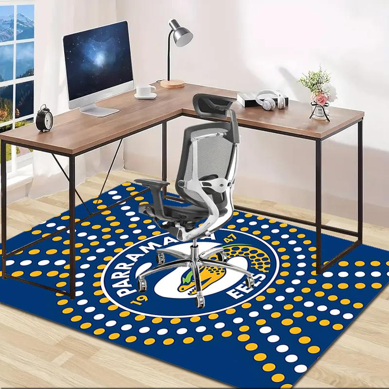 1 Stück Fußballteam-Design Teppich - Rutschfest, Weich & Gemütlich Fußmatte für Wohnzimmer, Schlafzimmer, Büro - Dekoteppich für Innen/Außen