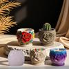 Practical Silicone Resin Mold with Detailed Rose Pattern Silicone Texture Perfect for Handmade Planter Craft Projects