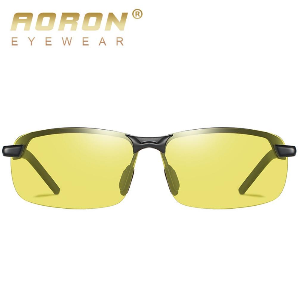 aoron Polarized Sunglasses Night Vision Color-changing Gray Sunglasses Cycling Driving Sunglasses