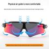 Cross-Border E-commerce TR90 Colorful Cycling Sunglasses for Outdoor Sports, Prescription-Compatible.
