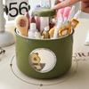 4 Patterns Capybara Rotating Pen Holder Rotatable Capybara Stationery Storage  Student