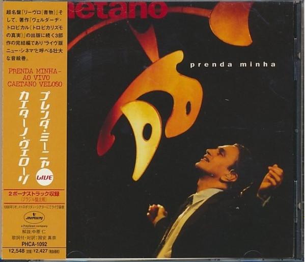 

CD CAETANO VELOSO - Prenda Minha PHCA1092 Mercury 1998 Japan Latin Used