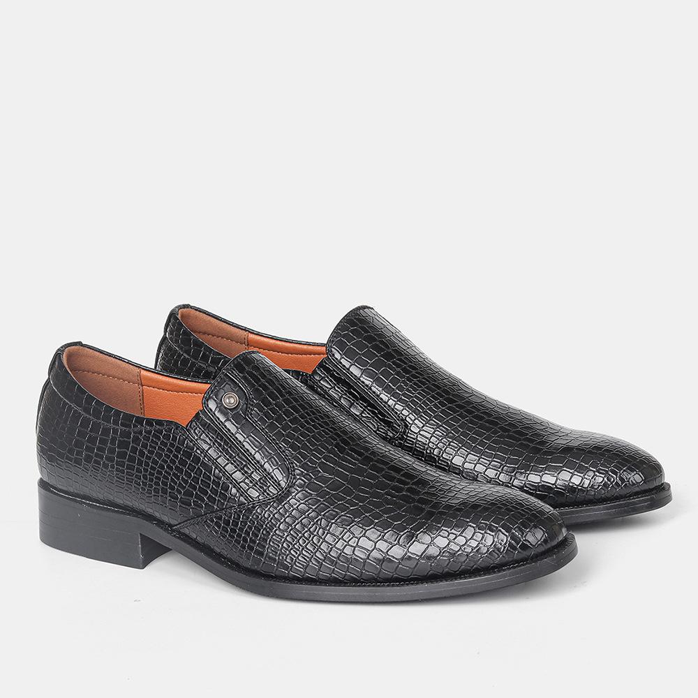 Fashion Men Leather Shoes Comfortable Stylish Business Gentleman's Mens Classic Shoes 2024