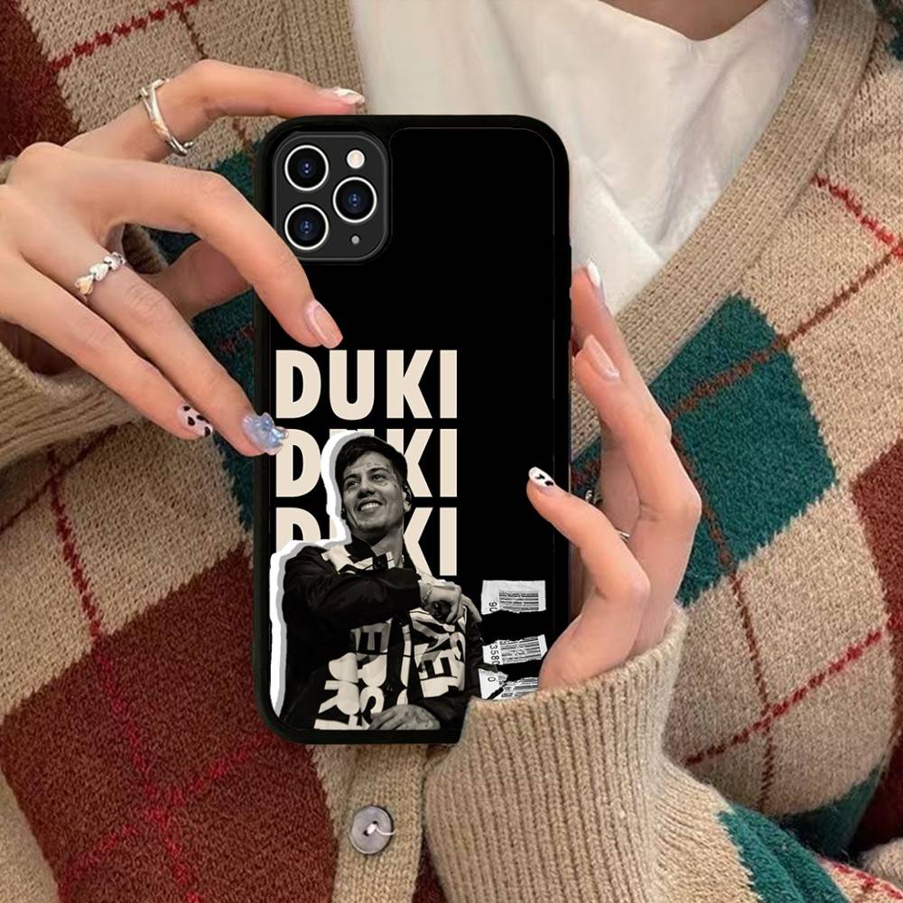 

Fashion Rapper DUKI For Iphone 17 Air 16 15 14 13 12 11 Pro Max TPU+PC Plus Shockproof Back Phone Cover iPhone 16 pro