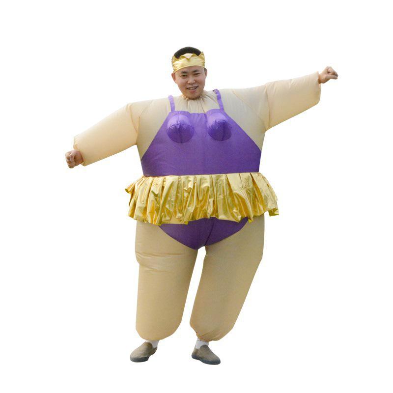 Cross-border Christmas Party Inflatable Fat Chef Costume
