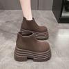 Non-slip casual muffin bottom women's short boots 2025 autumn and winter new small popular thick-soled Martin boots women