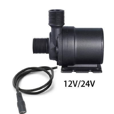 Brushless Submersible Mini Water Pump 12V/24V Amphibious Pump for Garden Pond