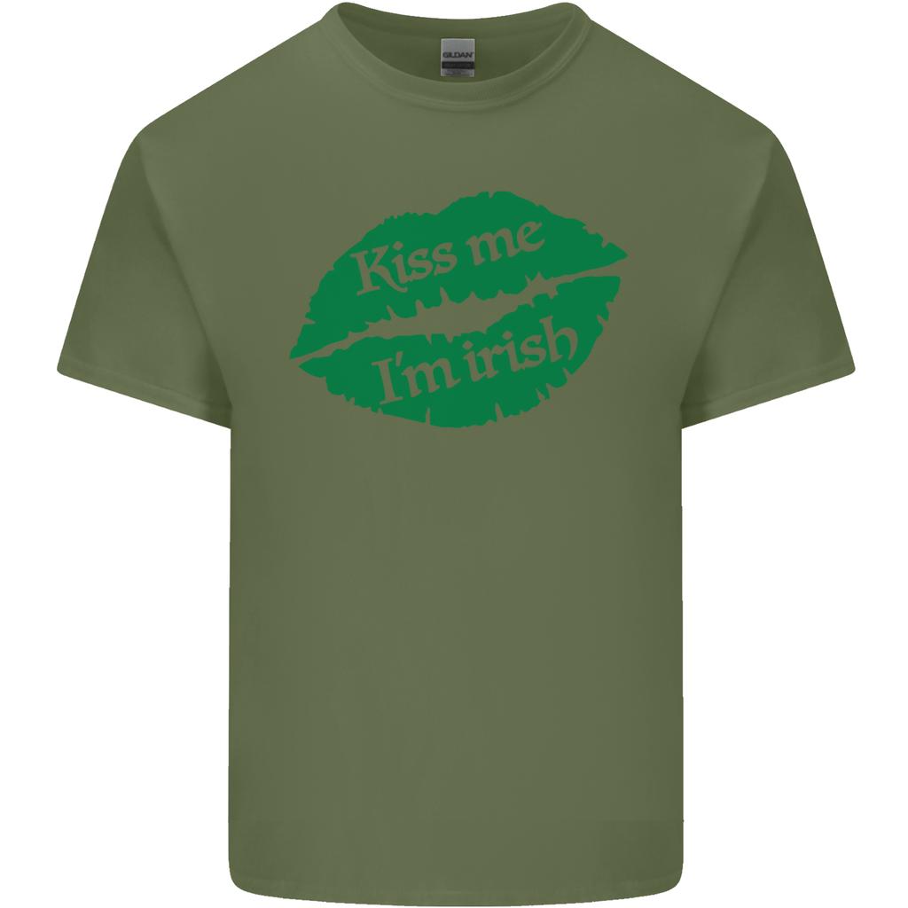 Kiss Me Im Irish St Patricks Day Unisexs Light Cotton TShirt